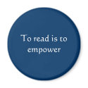 To read is to empower magnets