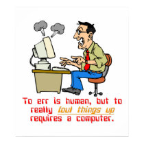 To Really Err is Computer (1) posters