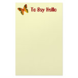 To Say Hello Stationery