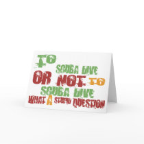 To Scuba Dive cards