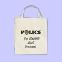 To Serve and Protect bags