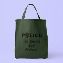 To Serve and Protect bags