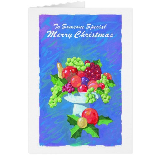 To Someone Special Merry Christmas Greeting Card  Zazzle