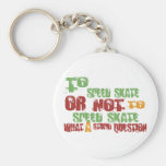 To Speed Skate Keychains