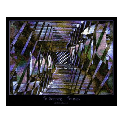 To Success - Tunnel Print by sciartist
