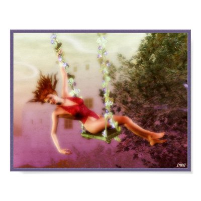 To  Swing with the Flowers Poster by SophiaDeer