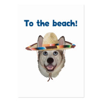 To The Beach Dog Business Cards