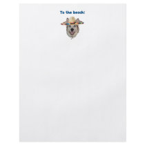 To The Beach Dog Full Color Flyer