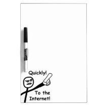 To the Internet 2 dry erase boards