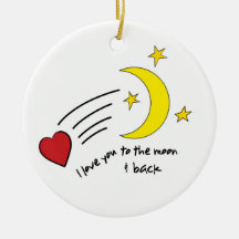 To The Moon & Back Christmas Tree Ornaments
