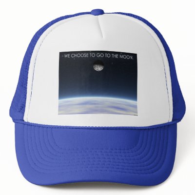 To The Moon Trucker Hats by flyingdisc