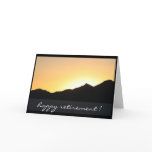 to the retiring sunset cards