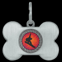 TO THE SNOWBOARD pet tags