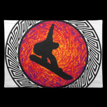 TO THE SNOWBOARD placemats