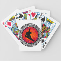 TO THE SNOWBOARD playing cards