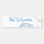 To Tweet or Not to Tweet Bumper Sticker