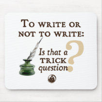 To Write or Not to Write Mouse Mat