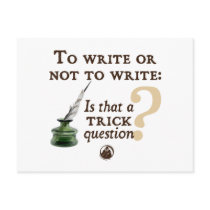 To Write or Not to Write postcards