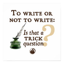 To Write or Not to Write posters