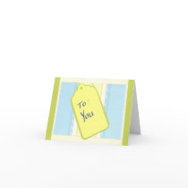 To You Notecard