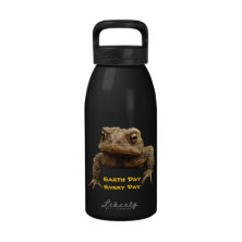 Toad Earth Day Water Bottle