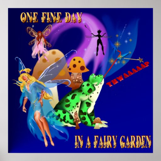 Toad Eats Fairy Poster | Zazzle