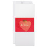 Toad frog holding a heart that says Be Mine ? Custom Rack Cards