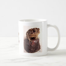 Toad frog on hand hammered copper cup photo coffee mugs