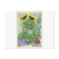 Toadally Awesome Tyrone T. Toad Postcard