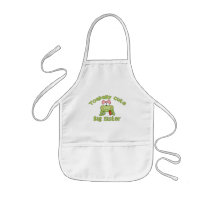 Toadally Cute Big Sister Apron by Kewlkids Toadally Cute Big Sister Apron