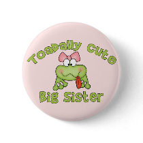Toadally Cute Big Sister Buttons