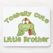 Toadally Cute Little Brother Mousepad