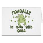 TOADALLY Love Oma Frog cards