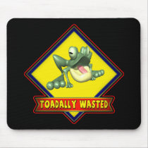 Toadally Wasted Beer T-shirts Gifts mousepads by sagart1952 Toadally Wasted Beer T-shirts Gifts mousepads