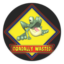 Toadally Wasted Beer T-shirts Gifts stickers by sagart1952 Toadally Wasted Beer T-shirts Gifts stickers
