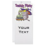 toadally witch funny toad witch brew cartoon rack card design