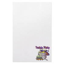toadally witch funny toad witch brew cartoon custom stationery