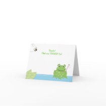 TOADILY Fun Frog / Bee Folded Thank you note Cards