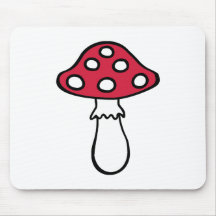 Toadstool fly agaric mousepads
