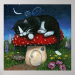 Toadstool Inn Print