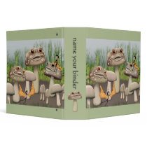 "Toadstools and Butterfairies" 2" Binder