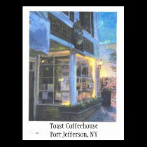 Toast Coffeehouse Post Card postcards