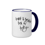 Toast & Jasmine Tea In Tokyo Mugs