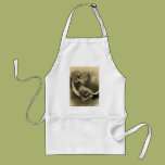 Toast of Champagne on a Crescent Moon Aprons