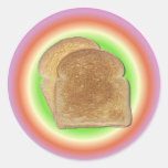 Toast On A Plate Sticker
