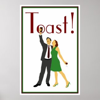 Toast! Poster print