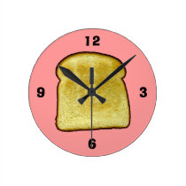 Toast Round Wallclocks