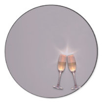 Toast Round Sticker