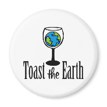 Toast the Earth magnets