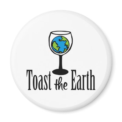 Toast the Earth Magnet by GardenObsessions